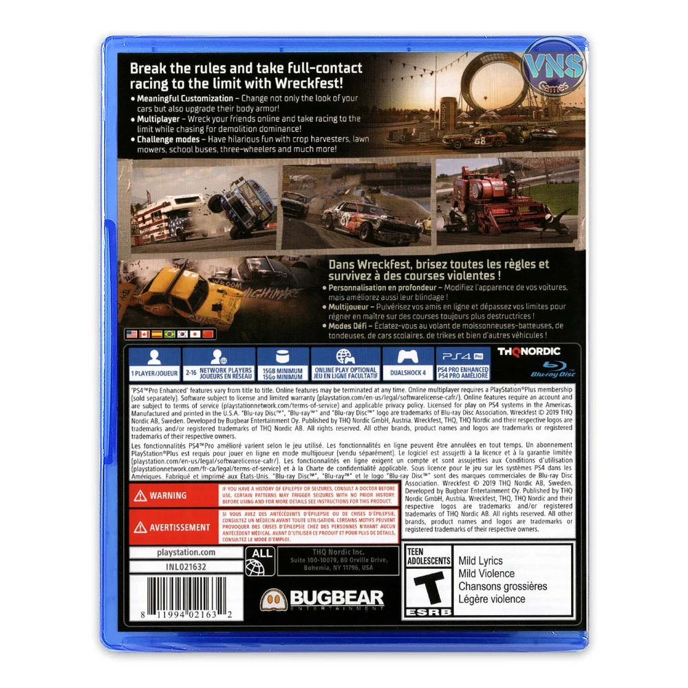 Imagem 4 de 5 do produto Wreckfest - Ps4 - Mídia Física