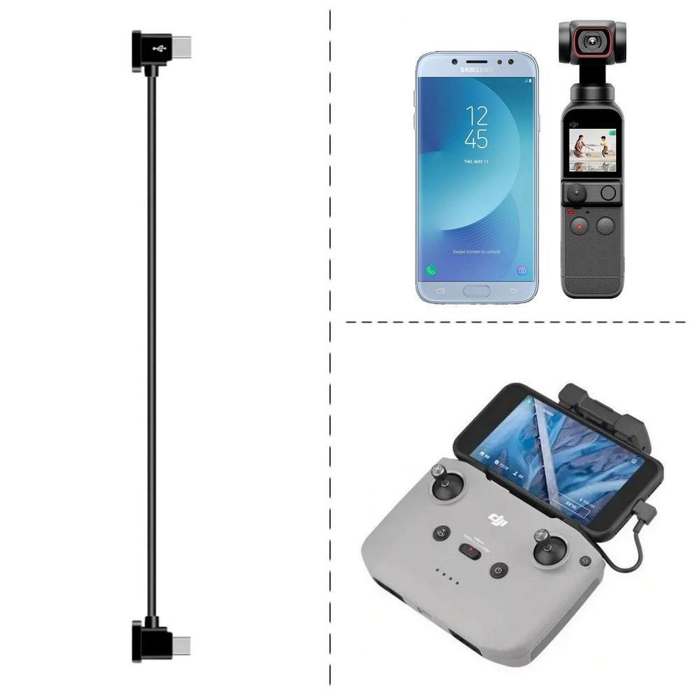 Cabo Otg USB-c/micro-USB Controle Remoto Mavic Air 2/2s E Mini 2