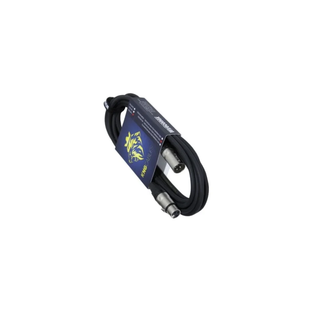 Imagem 2 de 5 do produto Cabo Para Microfone Xlr/xlr 10 Metros Balanceado Wireconex Mcb-10,preto