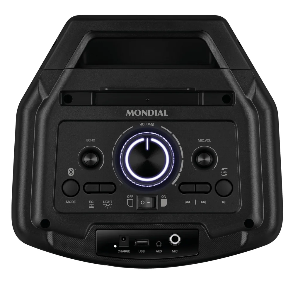 Imagem 2 de 5 do produto Caixa Amplificada Party Box Mondial,Bluetooth, 600 Watts Pbx-600