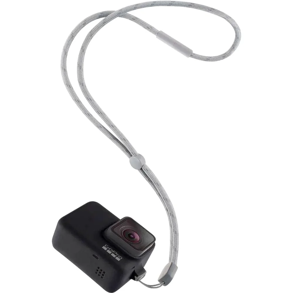 Capa Silicone Sleeve, Cordão Lanyard Para Gopro 5/6/7,preto