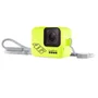 Capa Silicone Sleeve, Cordão Lanyard Para Gopro 5/6/7,amarelo