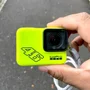 Capa Silicone Sleeve, Cordão Lanyard Para Gopro 5/6/7,amarelo