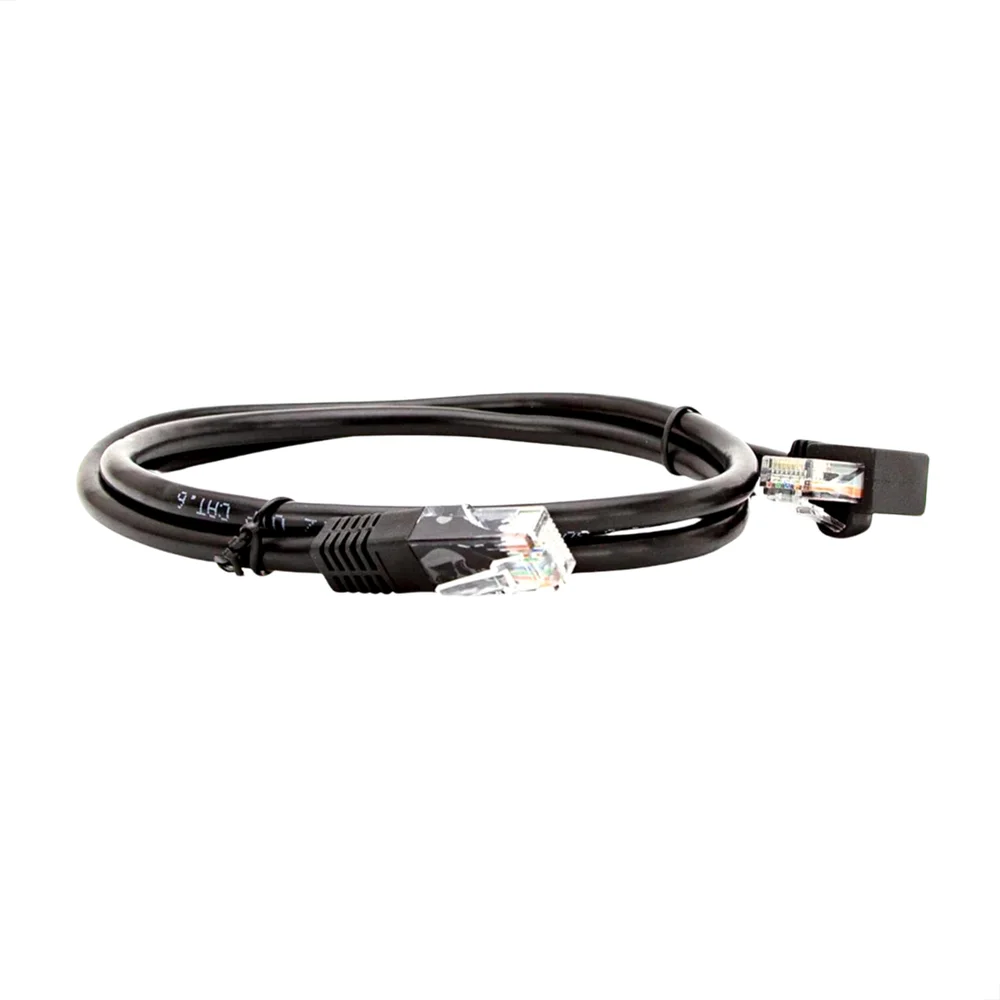 Imagem 2 de 5 do produto Cabo De Rede Cirilo, Cat6, Plug 90 Graus, Para Lateral, 3 Metros