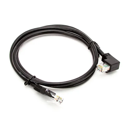 Cabo De Rede Cirilo, Cat6, Plug 90 Graus, Para Lateral, 5 Metros
