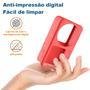Capa De Proteção Telesin, Em Silicone Vermelho, Para Dji Action 2