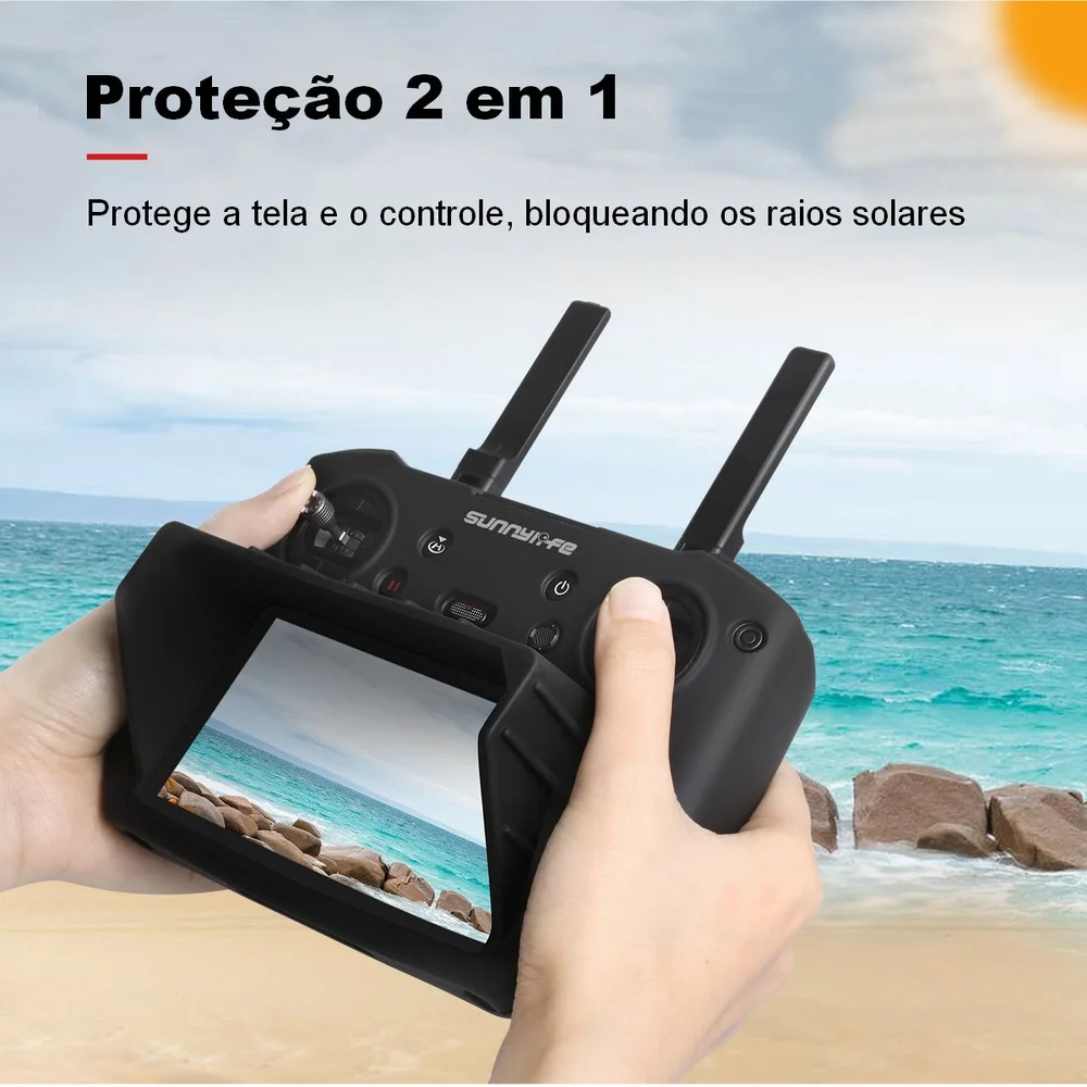 Capa De Silicone Sunnylife, Com Proteção Solar Para Dji Rc Pro