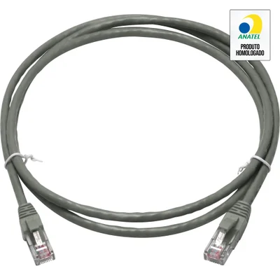 Cabo De Rede Rj45 Nexans, Cat5e, 2.5m, Cinza - 78289