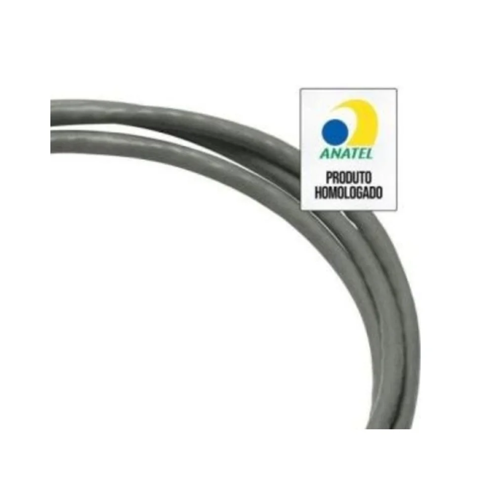Imagem 2 de 5 do produto Cabo De Rede Rj45 Nexans, Cat5e, 2.5m, Cinza - 78289