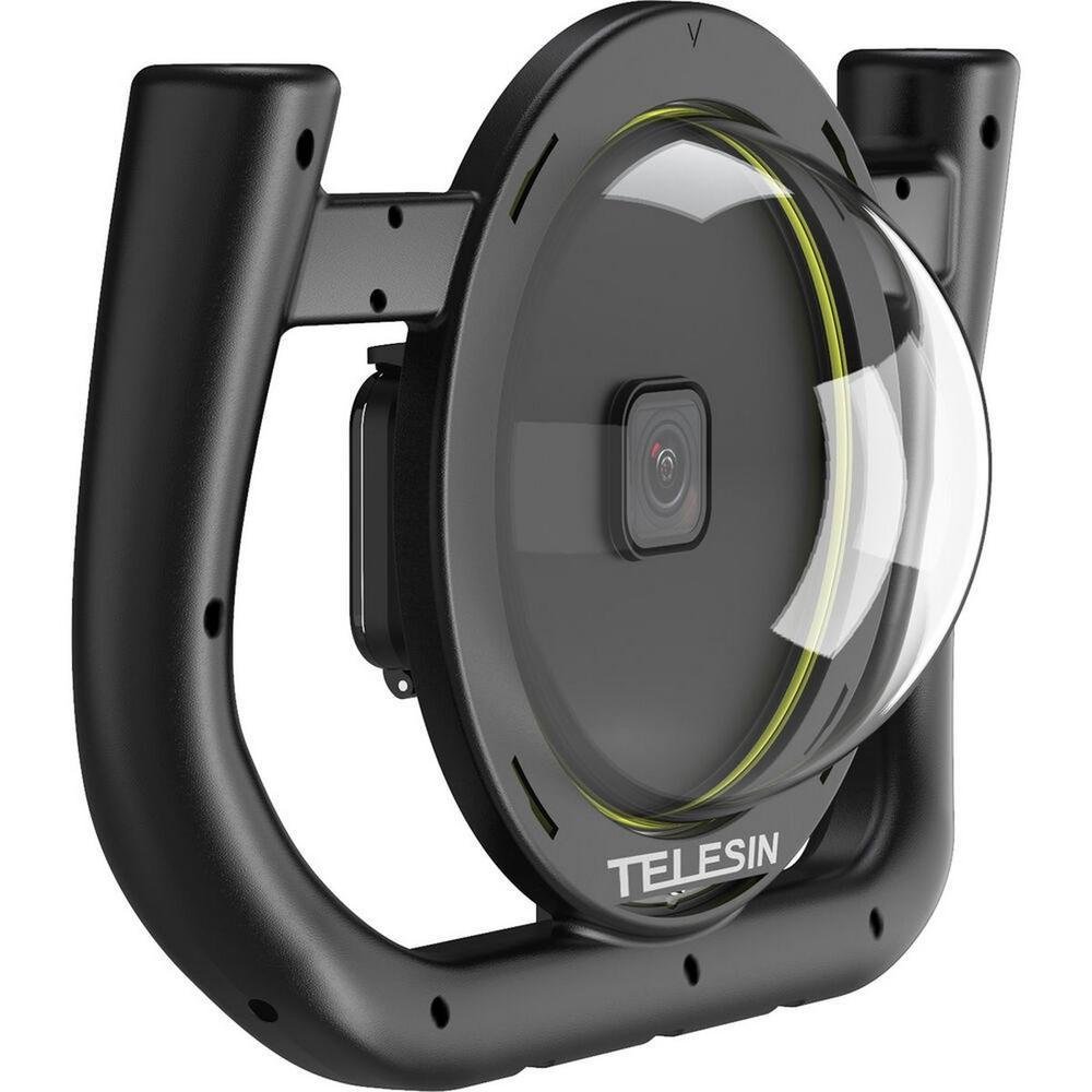 Dome Com Suporte Telesin Manual Para Gopro 9, 10 E 11 Black Dome Com Suporte Telesin Manual Para Gopro 9, 10 E 11 Black