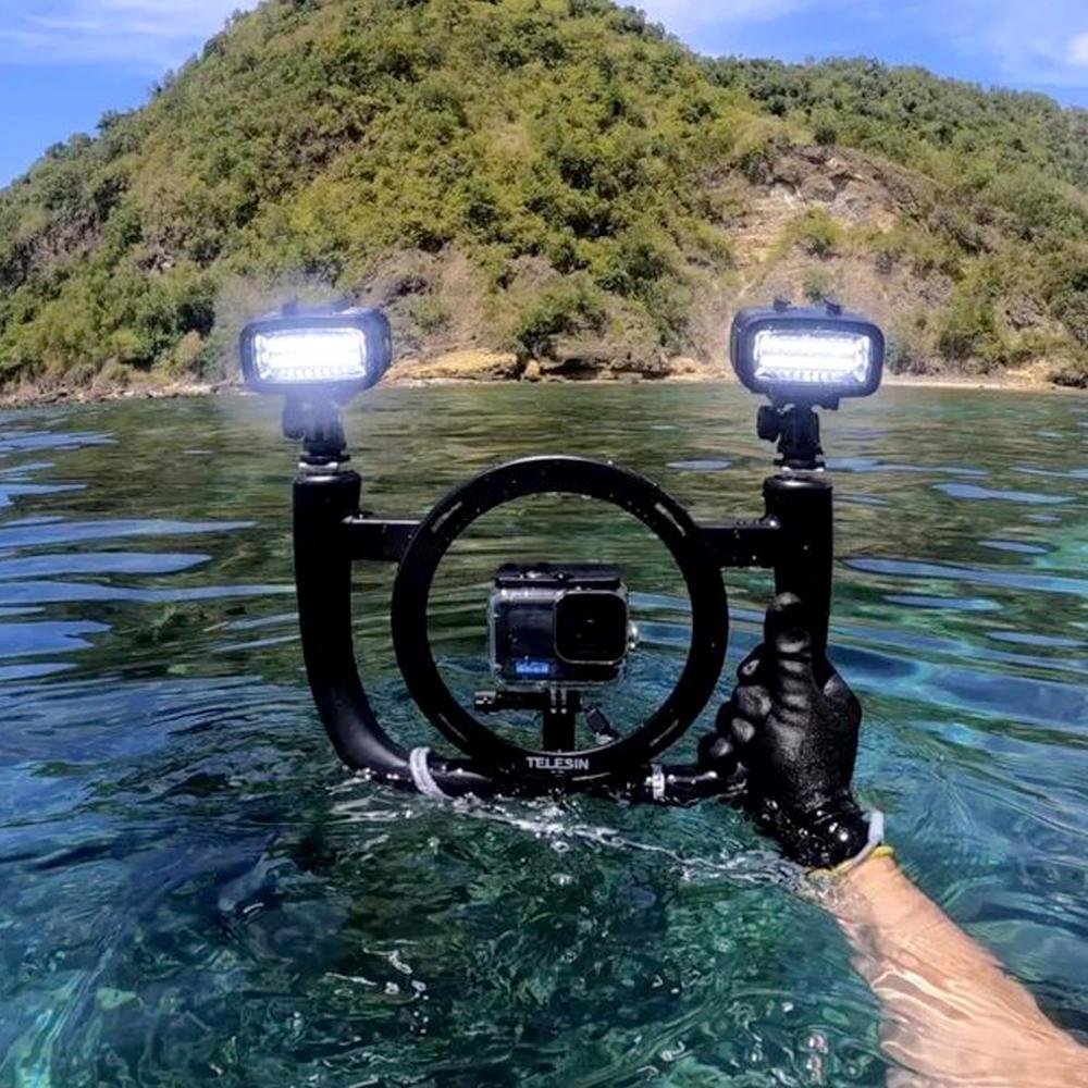 Dome Com Suporte Telesin Manual Para Gopro 9, 10 E 11 Black Dome Com Suporte Telesin Manual Para Gopro 9, 10 E 11 Black