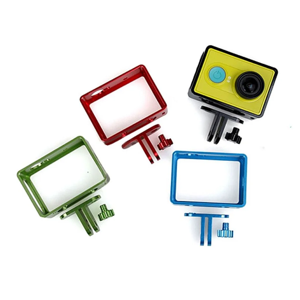 Frame Shoot Em Alumínio, Para Câmeras Xiaomi Yi, Azul