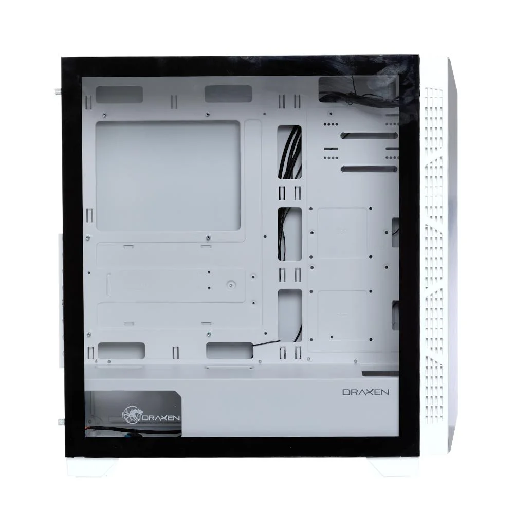 Imagem 4 de 4 do produto Gabinete Gamer Draxen Thalatha, Mid Tower, ArGB, Alumínio, Branco