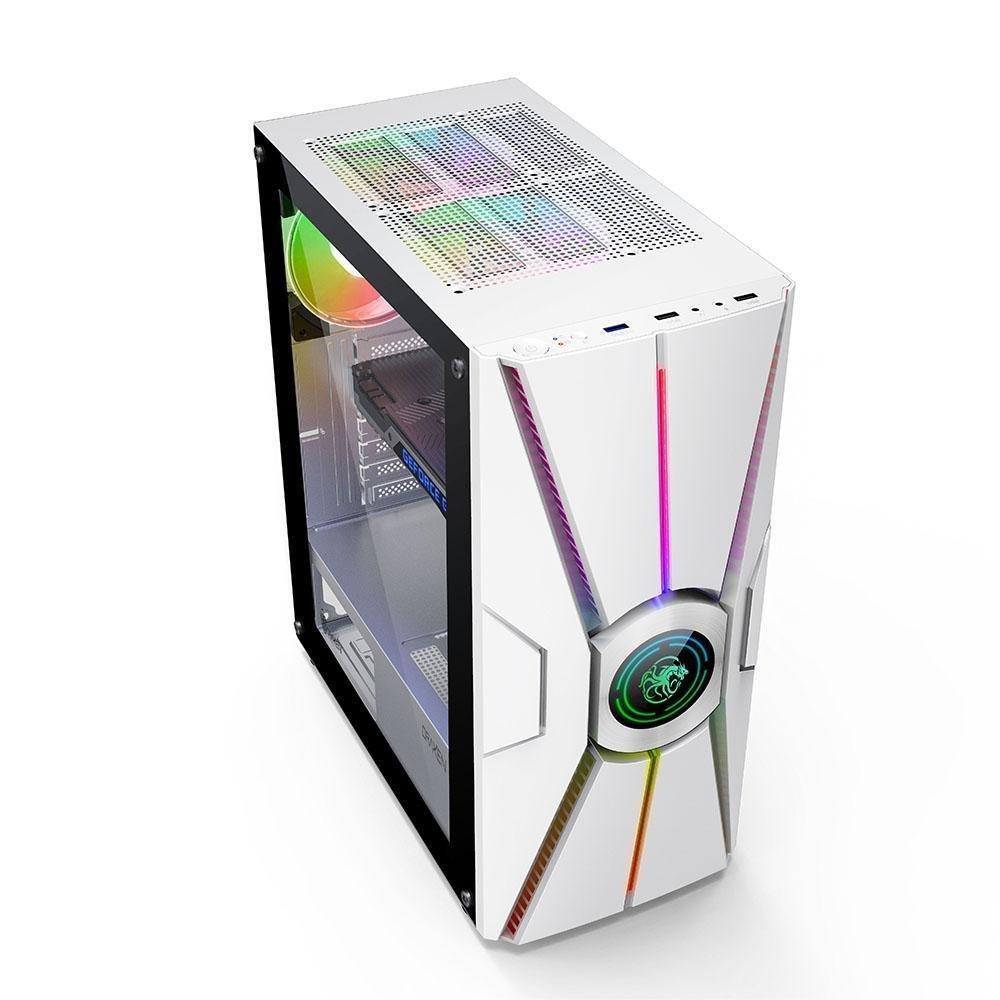 Gabinete Gamer Mid Tower Branco KaBuM