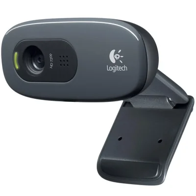 Webcam HD Logitech C270, Com Microfone, Embutido E 3 Mp
