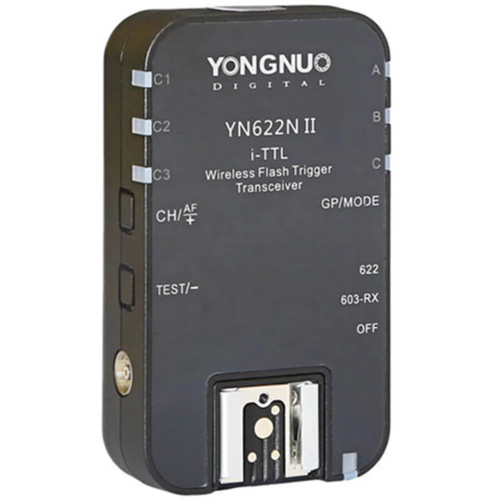 Rádio Flash Yongnuo Yn-622n Ii I-ttl, Para Nikon, Com 2 Transmissores