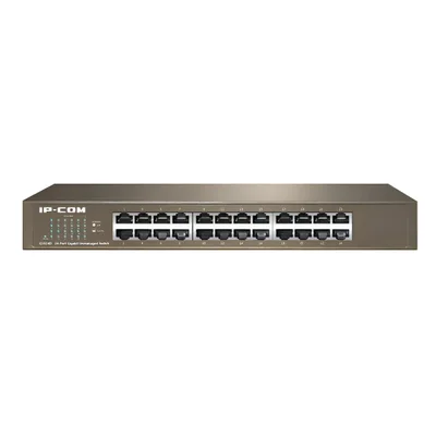 Switch 24 Portas Ip-Com G1024d, Gigabit, Não Gerenciável, Proteção Contra Surtos 6kv