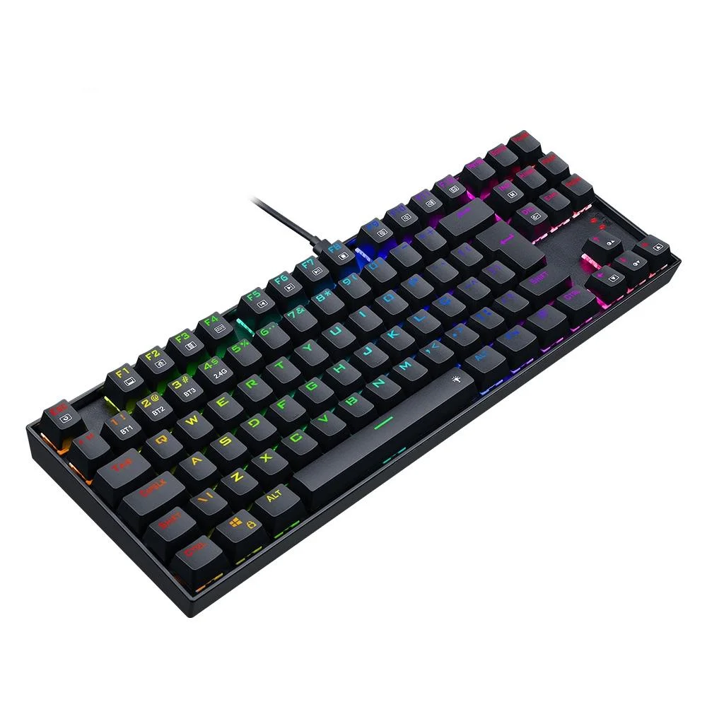Imagem 4 de 5 do produto Teclado Mecânico Gamer Redragon Kumara Pro, RGB,  Preto, Wireless, Switch Brown - K552rGB-brs-b