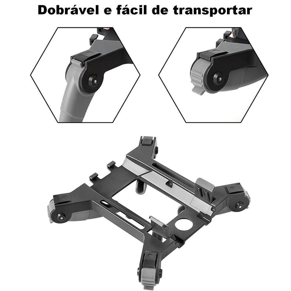 Trem De Pouso Sunnylife Dobrável, Para Drone Dji Mavic 3, Cinza