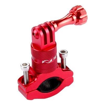 Suporte De Guidão Shoot, Em Alumínio 360° Para Gopro E Similares, Vermelho