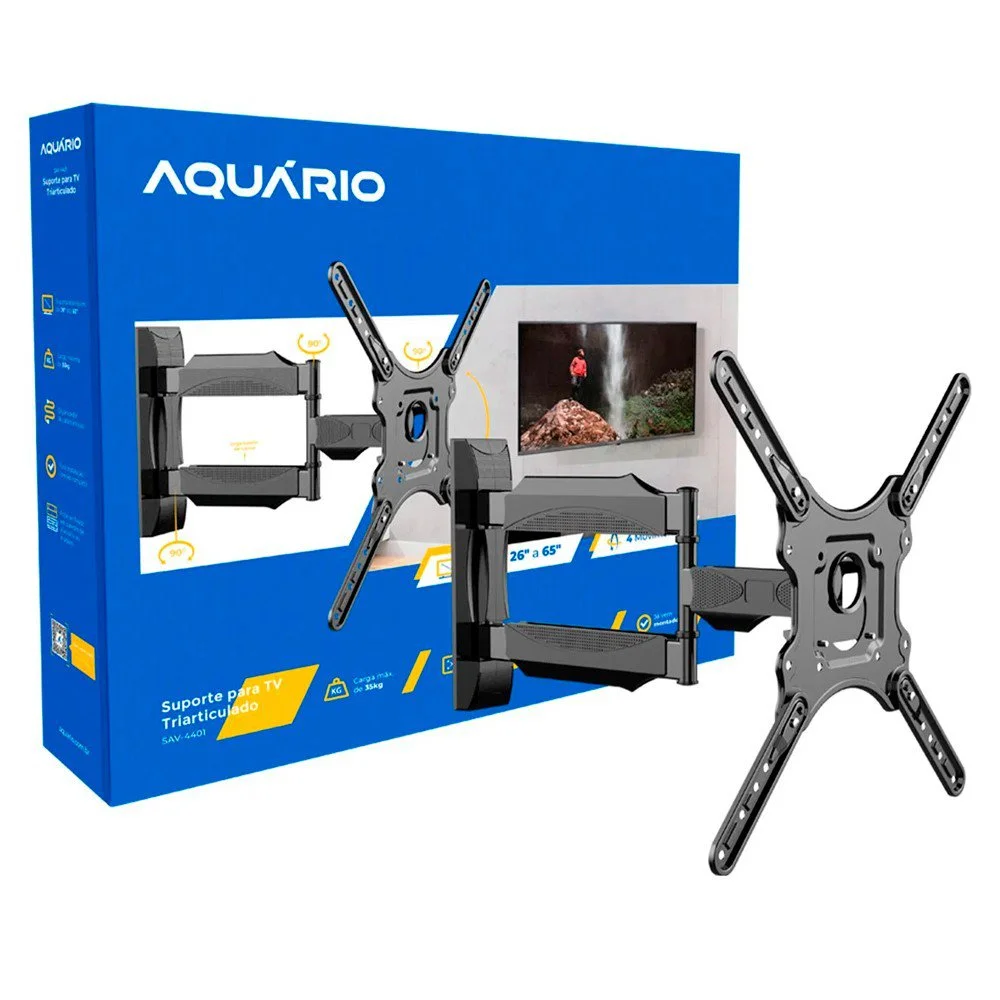 Imagem 2 de 5 do produto Suporte para TV Aquário Sav-4401 26" A 65", Articulado