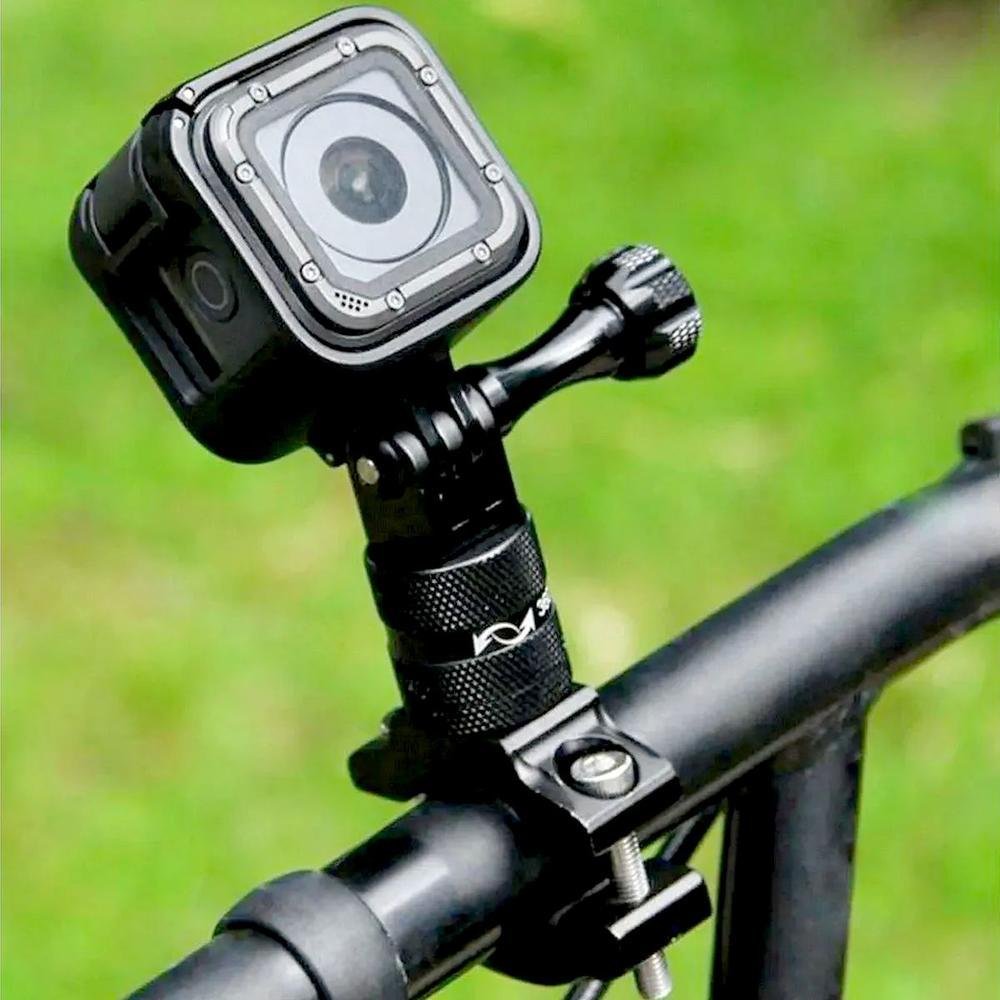 Suporte De Guidão Shoot, Em Alumínio 360° Para Gopro E Similares, Preto