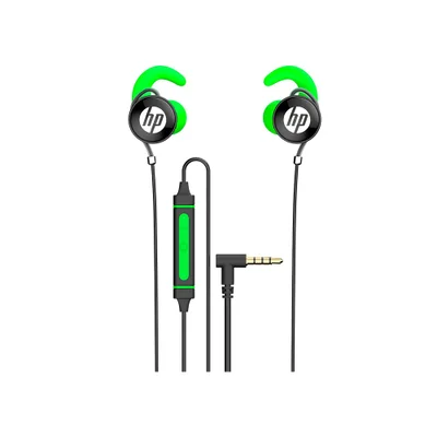 Fone De Ouvido HP Dhe-7004, Com Microfone Removível P2, Verde
