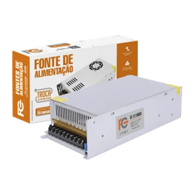 Fonte Fc Fontes Fc1250cn Colmeia Multiuso, 12v, 50a, 600w