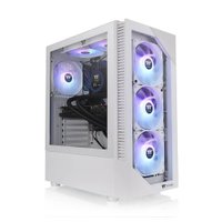 Gabinete Thermaltake View 200 TG, Mid Tower, ArGB, Snow - Ca-1x3-00m6wn-00