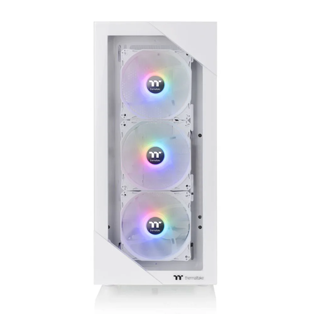 Imagem 3 de 5 do produto Gabinete Thermaltake View 200 TG, Mid Tower, ArGB, Snow - Ca-1x3-00m6wn-00