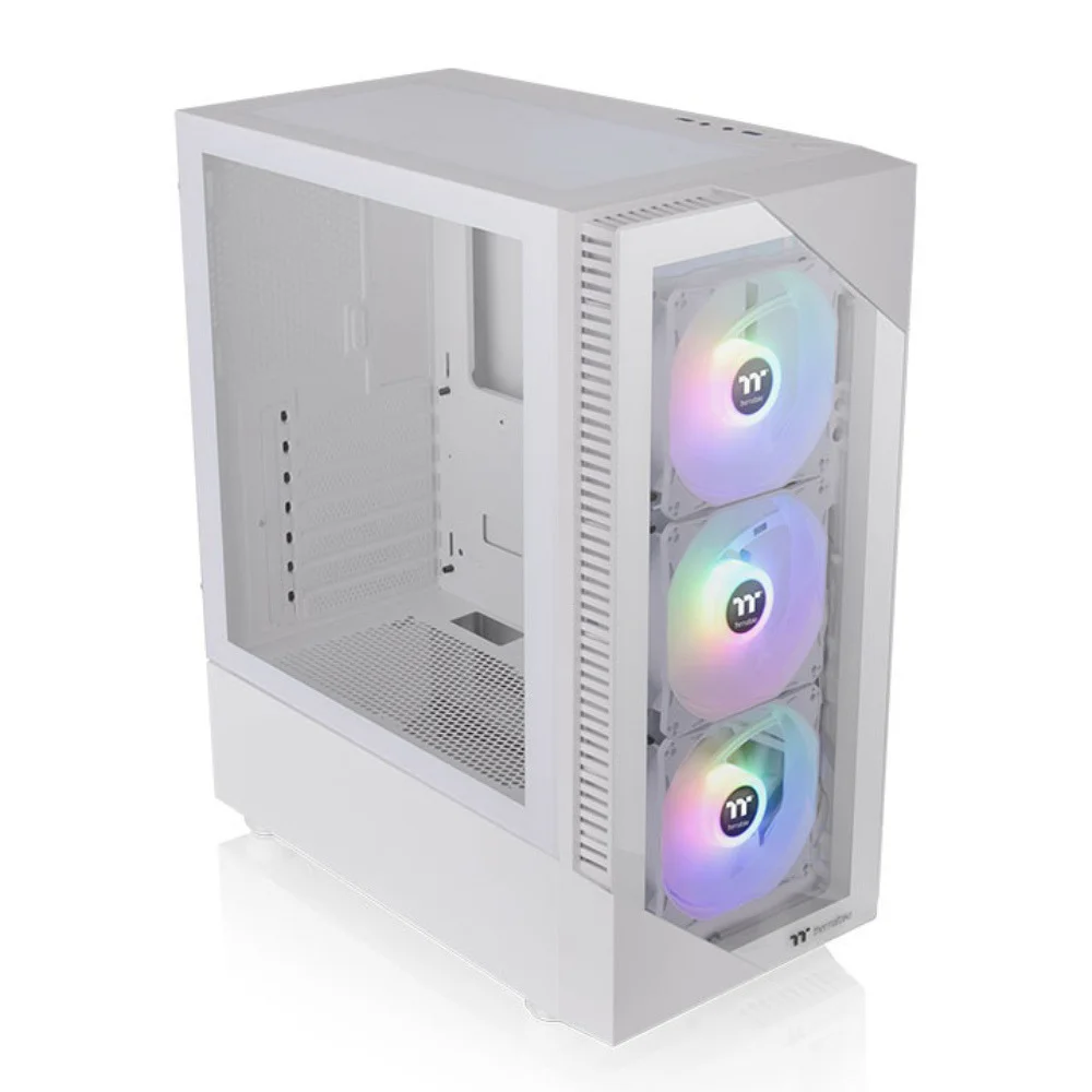Imagem 4 de 5 do produto Gabinete Thermaltake View 200 TG, Mid Tower, ArGB, Snow - Ca-1x3-00m6wn-00