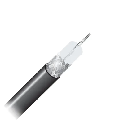 Cabo Coaxial Cabletech, 100M - Preto - Rg-58