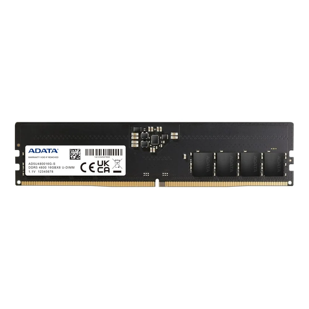 Memória Adata Ad5u, 32gb, 1x32gb, 4800mhz, Ddr5 - Preto