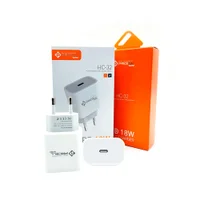 Carregador de Tomada Turbo, USB Tipo C, Pmcell Hc 32, Branco - Ac2442