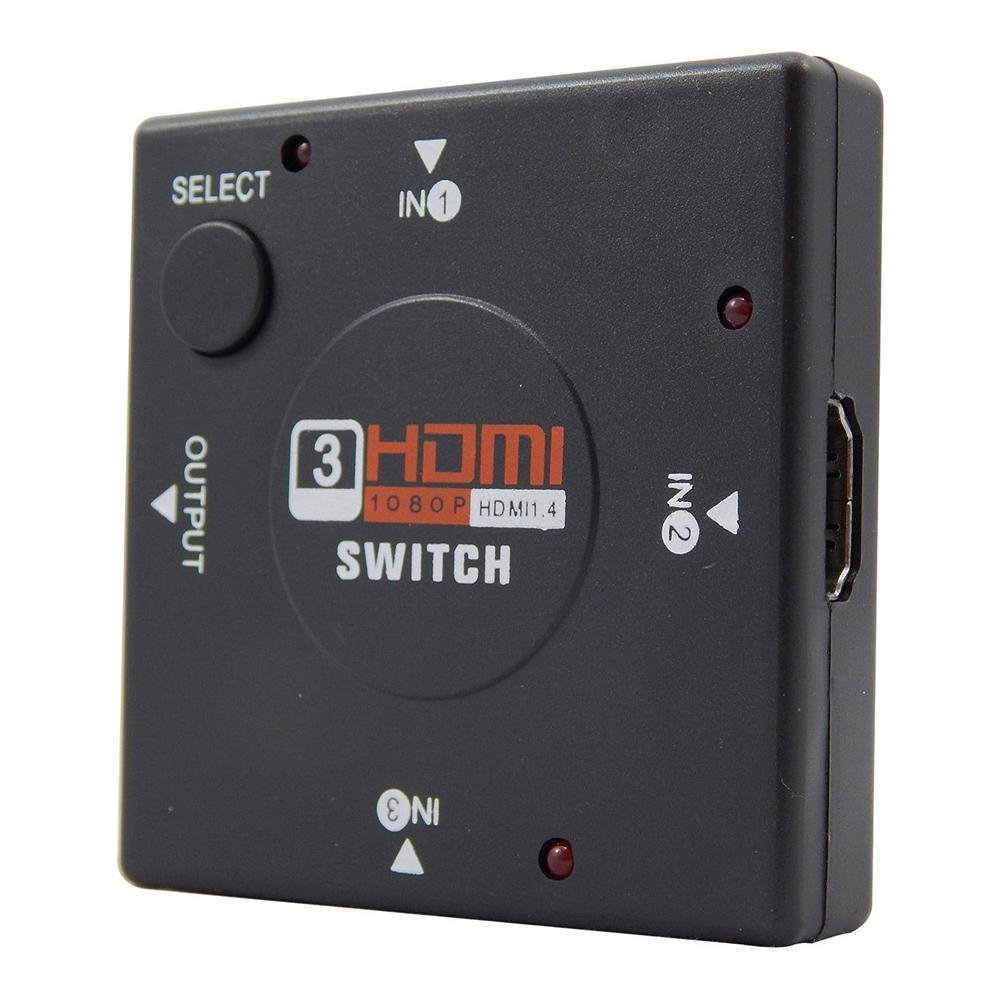 Imagem 4 de 5 do produto Adaptador Master Switch Hdmi 3 Entradas - 3 Aparelhos Em 1 Entrada