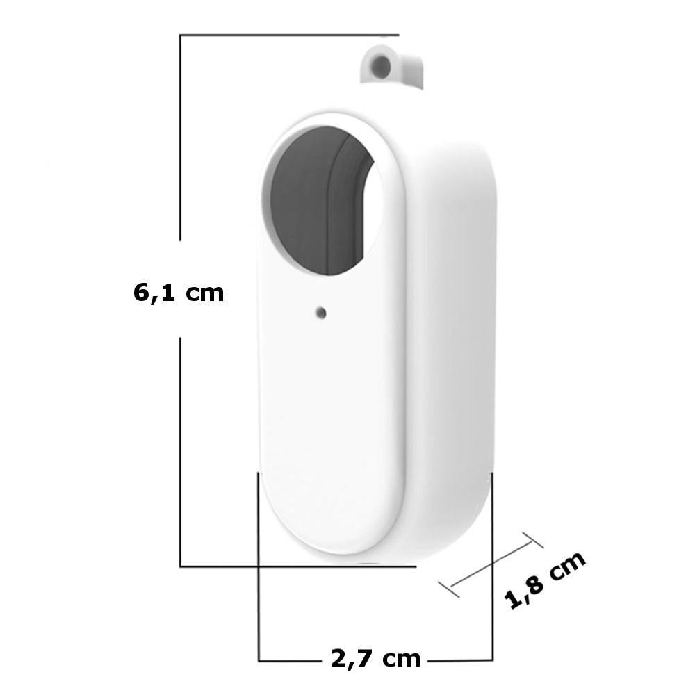 Imagem 2 de 5 do produto Capa De Silicone Telesin Para Insta360 Go 2, Branco