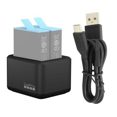 Carregador Duplo Para Gopro Hero 9 E 10 - Addbd-001