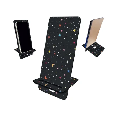 Porta Celular Mdf, Espaço Lua Estrelas Infinito