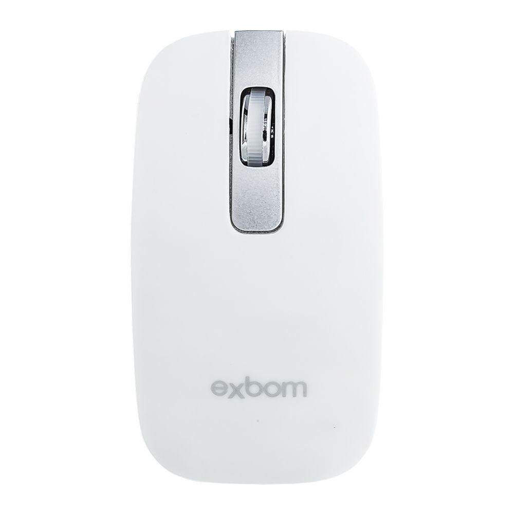 Imagem 4 de 5 do produto Kit Teclado + Mouse Sem Fio Wireless Usb Exbom Bk-s1000 Com Capa De Silicone