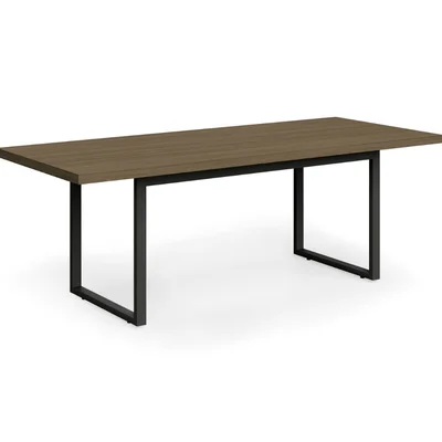 Mesa De Reunião Kappesberg F220, Em MDP 220Cm Retangular, Carvalho Munique