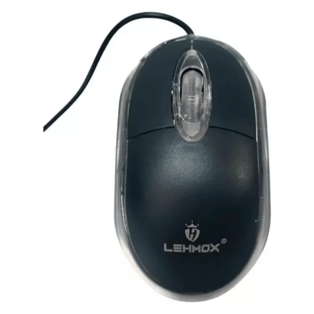 Mouse Óptico USB Lehmox, Ley-28, Para Notebook e computador