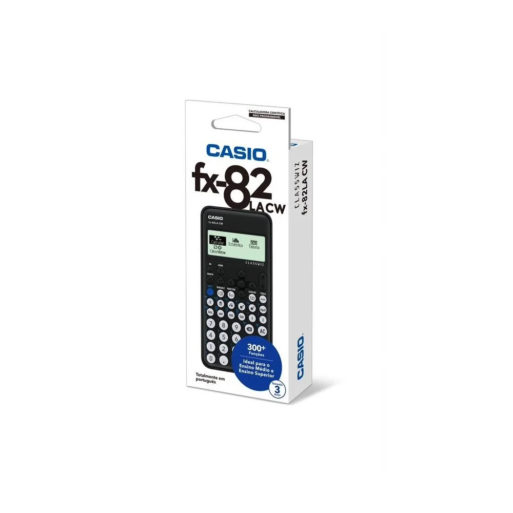 Calculadora Científica Casio Fx82lacw KaBuM