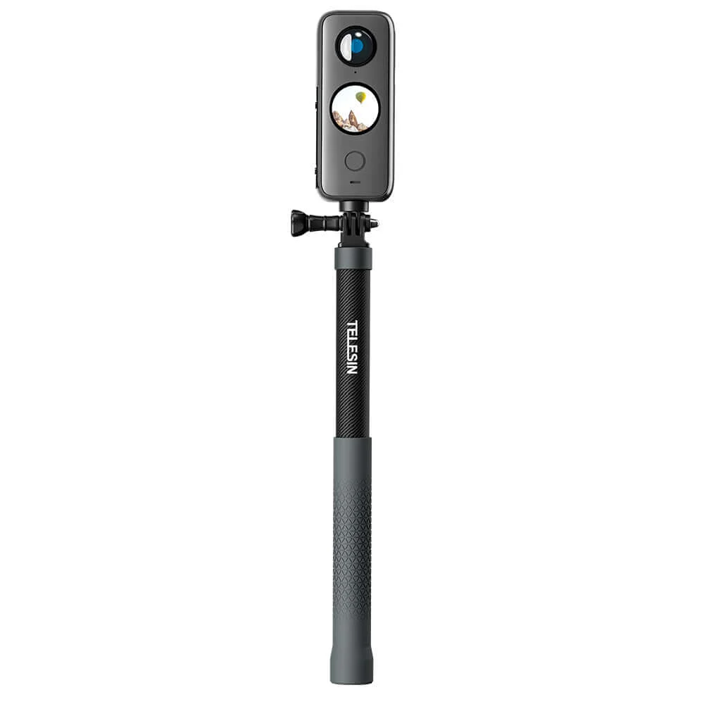 Imagem 2 de 5 do produto Bastão Extensor Para Gopro E Câmeras Similares, 1,2m - Telesin