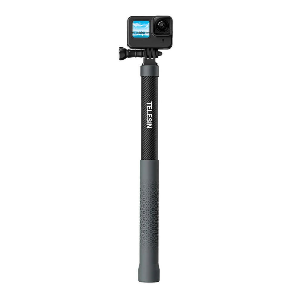 Imagem 2 de 5 do produto Bastão Extensor Para Gopro E Câmeras Similares, 1,2m - Telesin