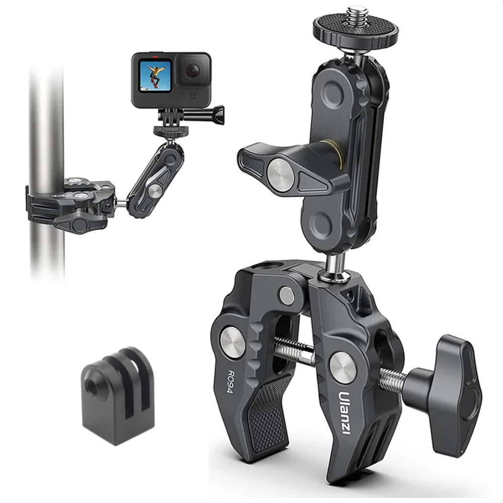 Suporte De Guidão/cilindro, Ulanzi R094, Para Gopro E Similares Suporte De Guidão/cilindro, Ulanzi R094, Para Gopro E Similares