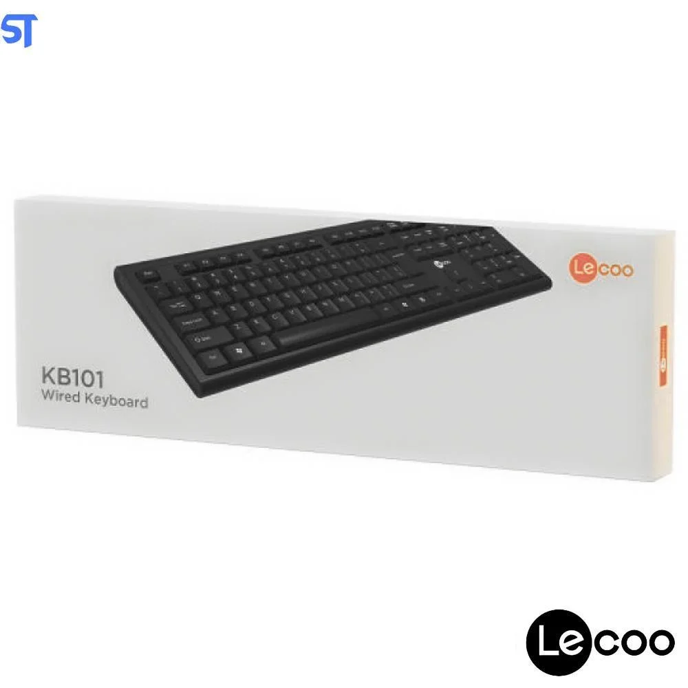 Imagem 4 de 5 do produto Teclado Lecoo, Usb, ABNT2, Preto - Kb10