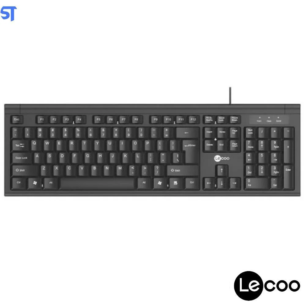 Imagem 5 de 5 do produto Teclado Lecoo, Usb, ABNT2, Preto - Kb10