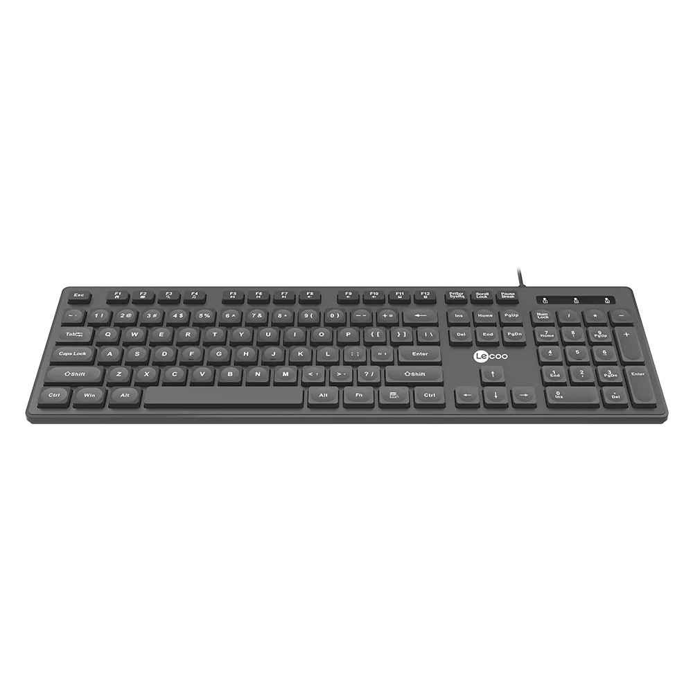 Imagem 2 de 5 do produto Teclado Lecoo Kb102 Usb, Abnt2, Preto