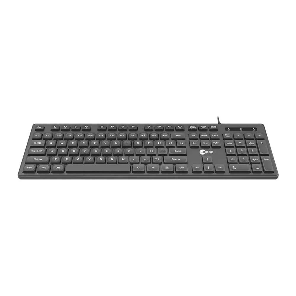 Imagem 5 de 5 do produto Teclado Lecoo Kb102 Usb, Abnt2, Preto