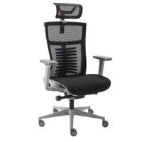 Cadeira De Escritorio Ergonômica, Elements Vertta Special - Cinza/preto